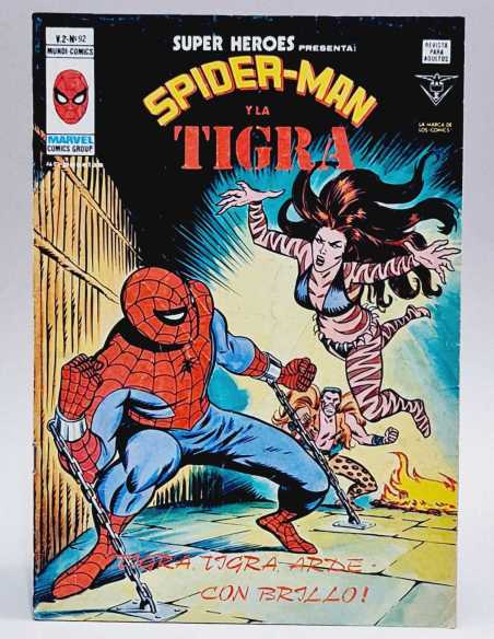 BUEN ESTADO SUPER HEROES 92 TIGRA VOL2 VOLUMEN VOL.2 MARVEL EDICIONES VERTICE