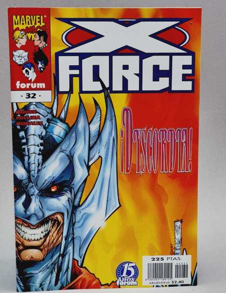 DE KIOSCO ESTADO X FORCE 32 VOL2 VOLUMEN VOL.2 MARVEL GRAPA FORUM