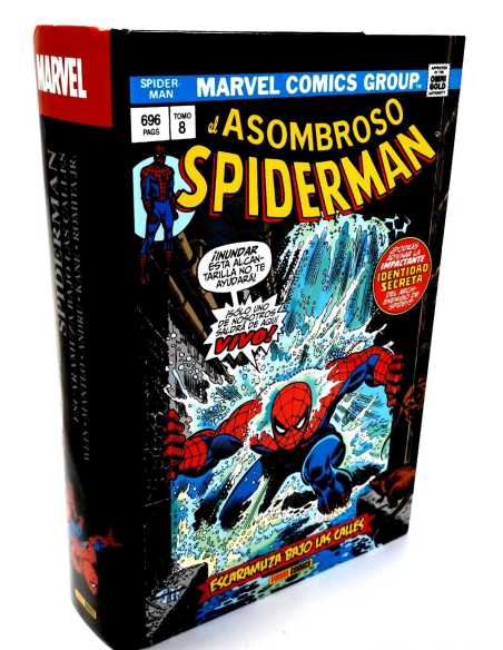 EXCELENTE ESTADO OMNIGOLD EL ASOMBROSO SPIDERMAN 8 ESCARAMUZA BAJO LAS CALLES PANINI TOMO SPIDER-MAN