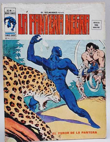SUPER HEROES 34 LA PANTERA NEGRA EL FUROR NORMAL ESTADO VOL2 VOLUMEN VOL.2 MARVEL VERTICE