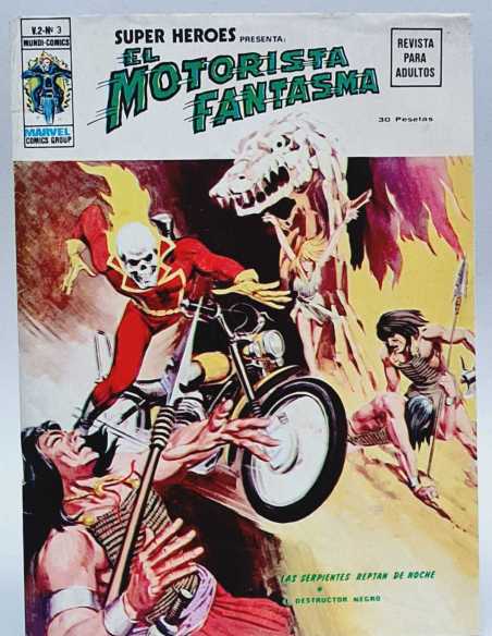 MUY BUEN ESTADO SUPER HEROES 3 EL MOTORISTA FANTASMA VOL2 VOLUMEN VOL.2 MARVEL VERTICE