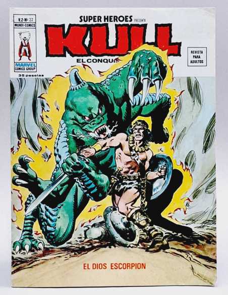 MUY BUEN ESTADO SUPER HEROES 22 EL DIOS ESCORPIÓN KULL VOL2 VOLUMEN VOL.2 MARVEL VERTICE