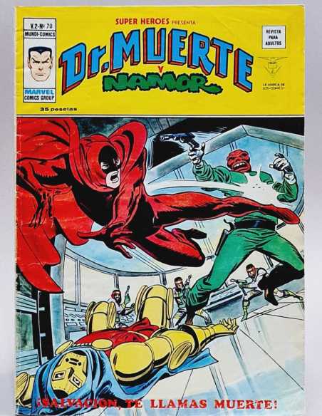 BUEN ESTADO SUPER HEROES 70 DR MUERTE Y NAMOR SALVACION TE LLAMAS VOL2 VOLUMEN VOL.2 MARVEL VERTICE