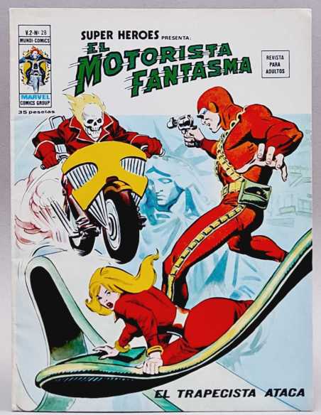 DE KIOSCO ESTADO SUPER HEROES 28 EL TRAPECISTA ATACA MOTORISTA VOL2 VOLUMEN VOL.2 MARVEL VERTICE