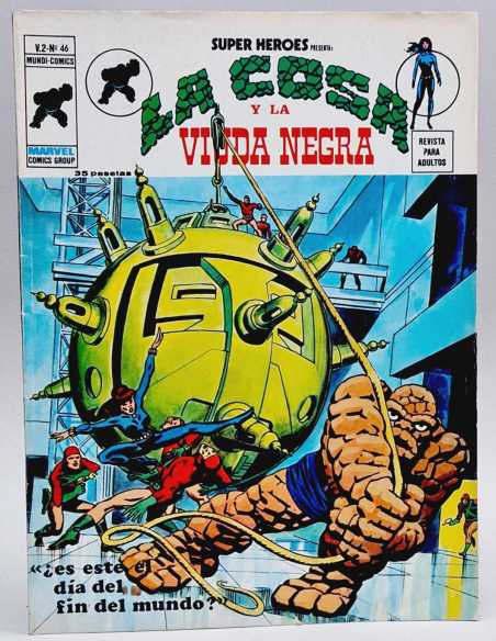 EXCELENTE ESTADO SUPER HEROES 46 LA COSA VIUDA NEGRA MUNDO VOL2 VOLUMEN VOL.2 MARVEL VERTICE