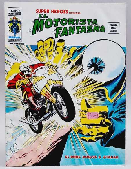 EXCELENTE ESTADO SUPER HEROES 35 EL MOTORISTA FANTASMA ORBE VUELVE VOL2 VOLUMEN VOL.2 MARVEL VERTICE