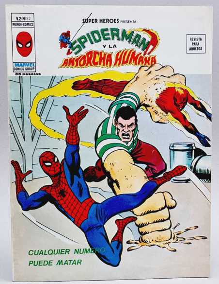 EXCELENTE ESTADO SUPER HEROES 32 CUALQUIER NÚMERO PUEDE MATAR VOL2 VOLUMEN VOL.2 MARVEL VERTICE
