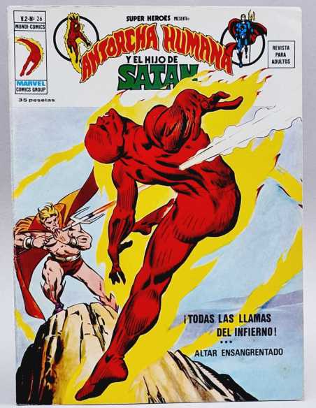 EXCELENTE ESTADO SUPER HEROES 26 TODAS LAS LLAMAS DEL INFIERNO VOL2 VOLUMEN VOL.2 MARVEL VERTICE