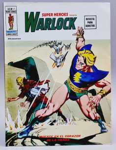 CASI EXCELENTE ESTADO SUPER HEROES 17 WARLOCK MUERTE EN...