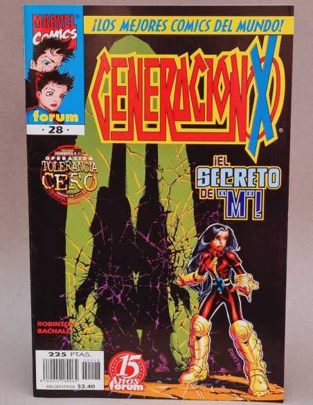 DE KIOSCO ESTADO GENERACION X 28 VOL2 VOLUMEN VOL.2 GRAPA FORUM MARVEL