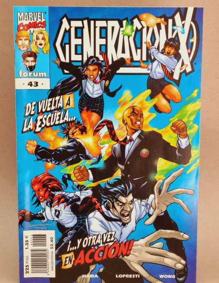 DE KIOSCO ESTADO GENERACION X 43 VOL2 VOLUMEN VOL.2 GRAPA FORUM MARVEL