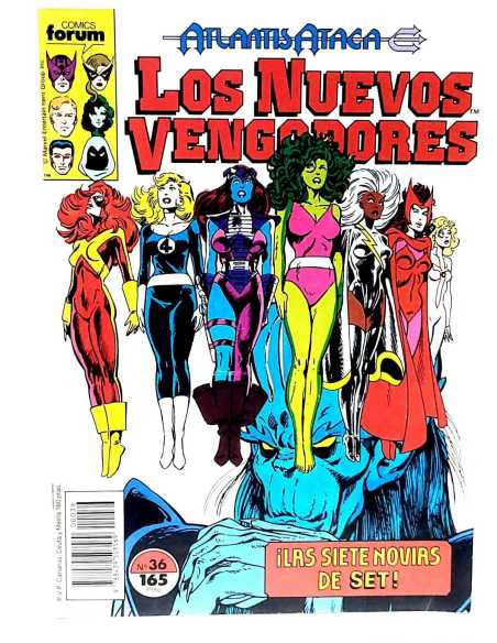 EXCELENTE ESTADO LOS NUEVOS VENGADORES 36 VOL1 FORUM COMICS GRAPA VOL.1 VOLUMEN