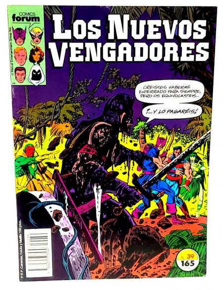 CASI EXCELENTE ESTADO LOS NUEVOS VENGADORES 39 FORUM COMICS GRAPA