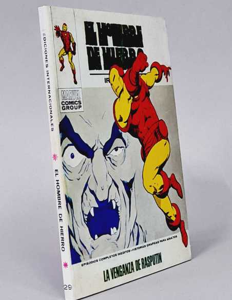 EXCELENTE ESTADO EL HOMBRE DE HIERRO 29 LA VENGANZA DE RASPUTÍN TACO MARVEL EDICIONES VERTICE