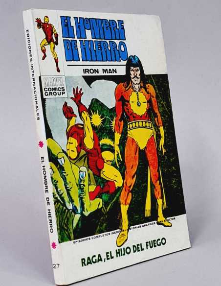 CASI EXCELENTE ESTADO EL HOMBRE DE HIERRO 27 RAGA EL HIJO DEL FUEGO TACO MARVEL EDICIONES VERTICE