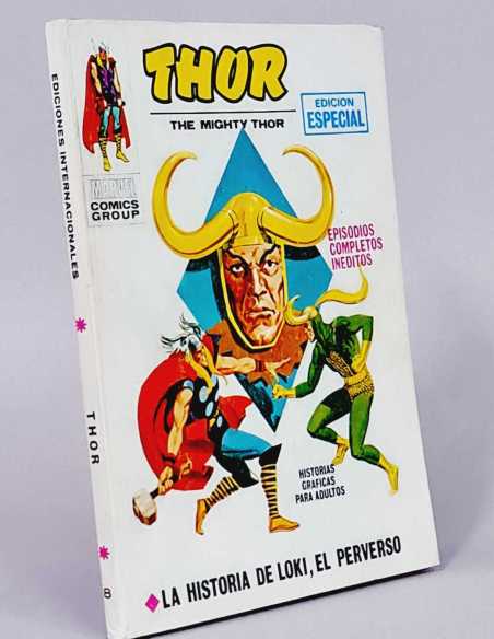EXCELENTE ESTADO THOR 8 LA HISTORIA DE LOKI EL PERVERSO MARVEL TACO VOL1 VOLUMEN VOL.1 VERTICE