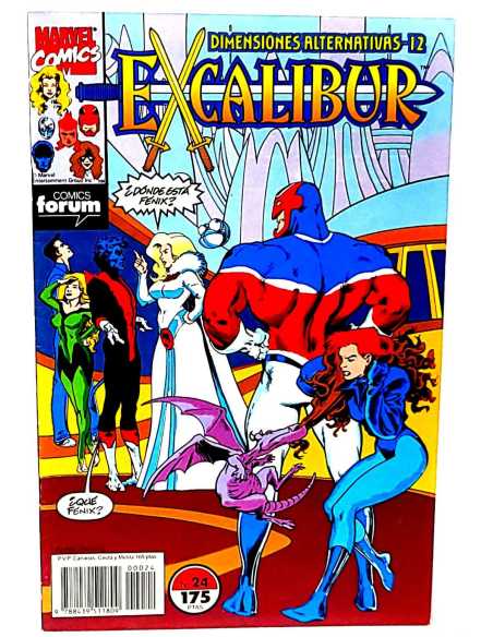 CASI EXCELENTE ESTADO EXCALIBUR 24 VOL1 FORUM COMICS VOL.1 VOLUMEN GRAPA MARVEL