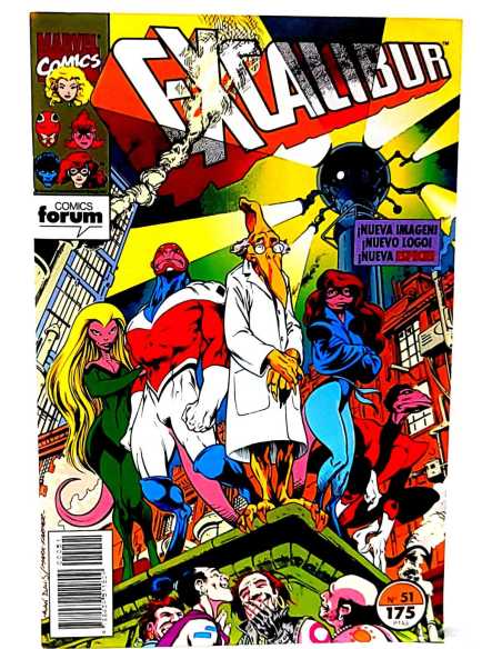 EXCELENTE ESTADO NUEVOS X-MEN 51 VOL2 FORUM COMICS VOL.2 VOLUMEN GRAPA MARVEL