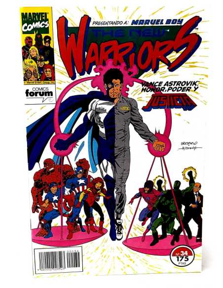 EXCELENTE ESTADO THE NEW WARRIORS 34 FORUM COMICS GRAPA