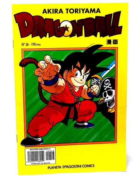 DE KIOSCO DRAGON BALL 36 SERIE AMARILLA PLANETA MANGA COMICS AKIRA TORIYAMA