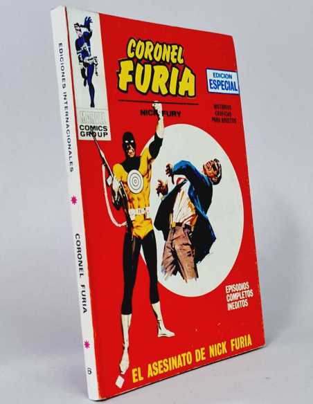 DE KIOSCO CORONEL FURIA 8 EL ASESINATO DE NICK FURIA TACO COMIC MARVEL EDICIONES VERTICE