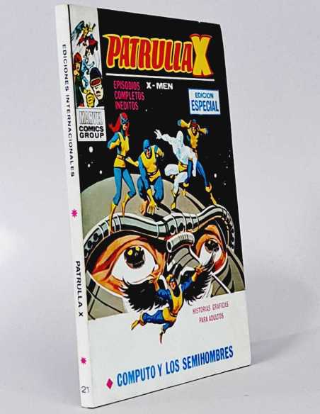 DE KIOSCO PATRULLA X 21 COMPUTÓ Y LOS SEMIHOMBRES TACO COMIC MARVEL EDICIONES VERTICE