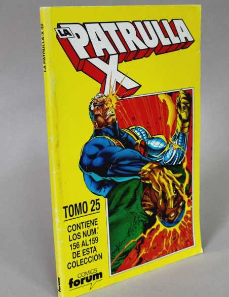 BUEN ESTADO LA PATRULLA X 25 RETAPADO 156 AL 159 FORUM COMICS MARVEL