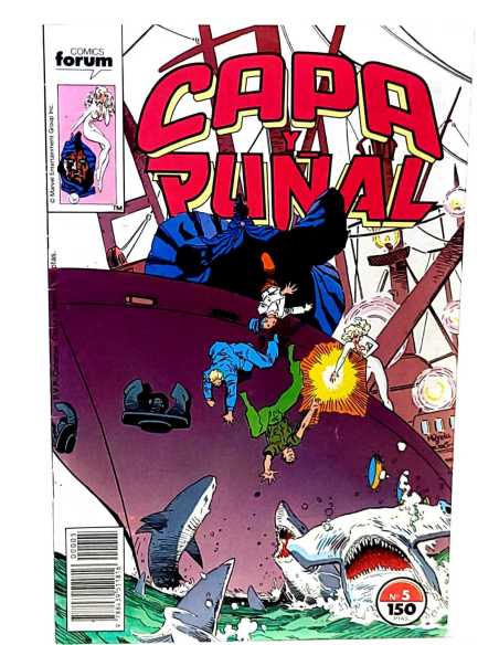 CASI EXCELENTE ESTADO CAPA Y PUÑAL 5 FORUM COMICS GRAPA MARVEL