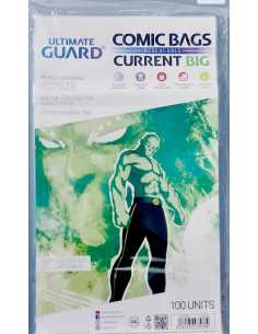 ULTIMATE GUARD COMIC BAGS SOLAPA ADHESIVA CURRENT BIG...