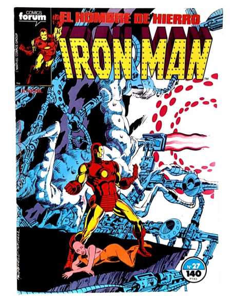 CASI EXCELENTE ESTADO IRON MAN 27 VOL1 FORUM COMICS VOL.1 VOLUMEN GRAPA MARVEL
