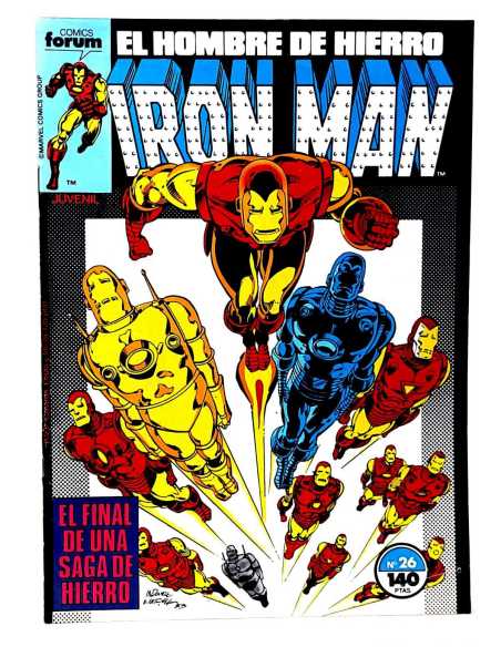 MUY BUEN ESTADO IRON MAN 26 VOL1 FORUM COMICS VOL.1 VOLUMEN GRAPA MARVEL