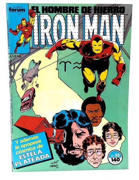 MUY BUEN ESTADO IRON MAN 33 VOL1 FORUM COMICS VOL.1 VOLUMEN GRAPA MARVEL
