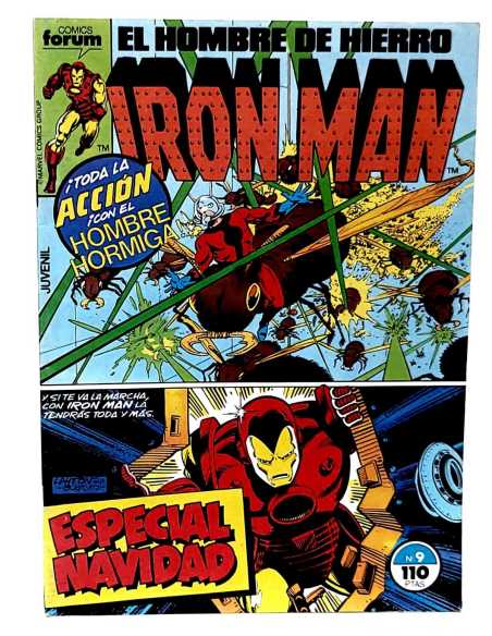 CASI EXCELENTE ESTADO IRON MAN 9 VOL1 FORUM COMICS VOL.1 VOLUMEN GRAPA MARVEL