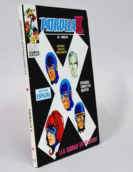 CASI EXCELENTE ESTADO PATRULLA X 10 LA CIUDAD EN PELIGRO MARVEL HOMBRES-X TACO VERTICE