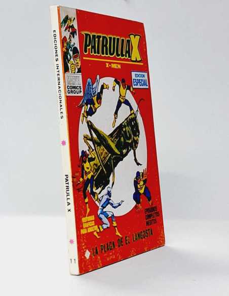 MUY BUEN ESTADO PATRULLA X 11 LA PLACA DE LA LANGOSTA MARVEL HOMBRES-X TACO VERTICE