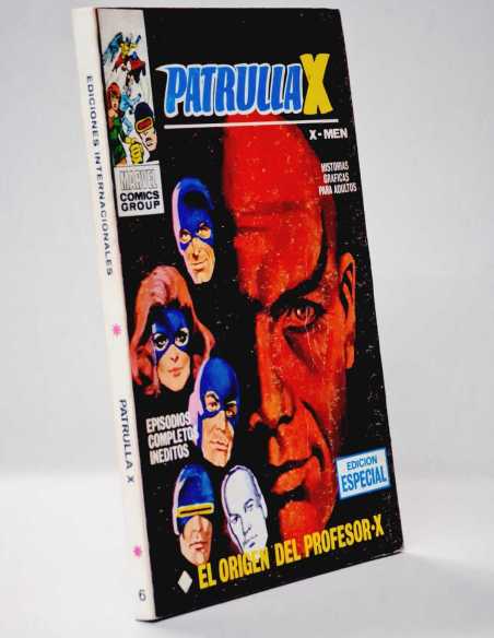 CASI EXCELENTE ESTADO PATRULLA X 6 EL ORIGEN DEL PROFESOR MARVEL HOMBRES-X TACO VERTICE