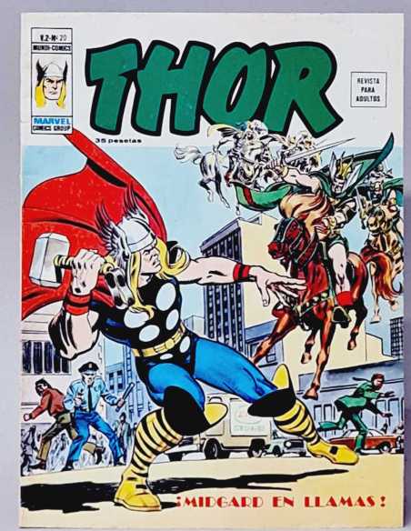 CASI EXCELENTE ESTADO THOR 20 MIDGARD EN LLAMAS MARVEL VOL2 VOLUMEN VOL.2 VERTICE