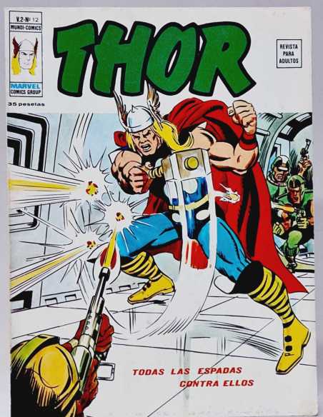 CASI EXCELENTE ESTADO THOR 12 TODAS LAS ESPADAS CONTRA ELLOS MARVEL VOL2 VOLUMEN VOL.2 VERTICE