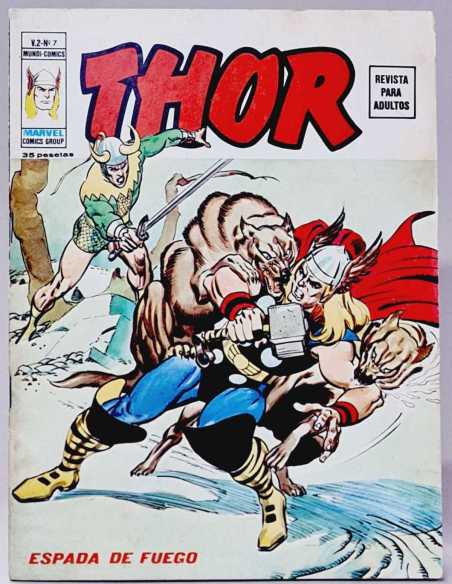CASI EXCELENTE ESTADO THOR 7 ESPADA DE FUEGO MARVEL VOL2 VOLUMEN VOL.2 VERTICE