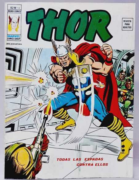 CASI EXCELENTE ESTADO THOR 12 TODAS LAS ESPADAS CONTRA ELLOS MARVEL VOL2 VOLUMEN VOL.2 VERTICE