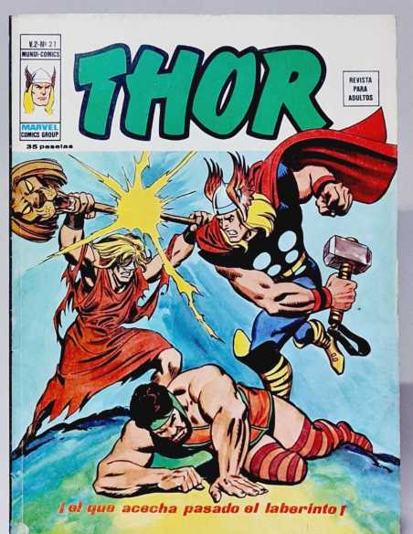MUY BUEN ESTADO THOR 21 EL QUE ACECHA HA PASADO EN LABERINTO MARVEL VOL2 VOLUMEN VOL.2 VERTICE