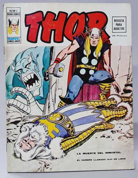 BUEN ESTADO THOR 2 LA MUERTE DEL INMORTAL MARVEL VOL2 VOLUMEN VOL.2 VERTICE