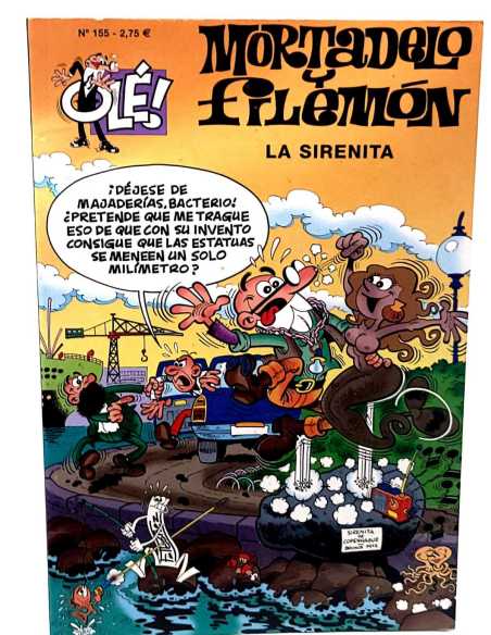 CASI EXCELENTE ESTADO MORTADELO Y FILEMON 155 SEGUNDA EDICION LA SIRENITA OLE EDICIONES B