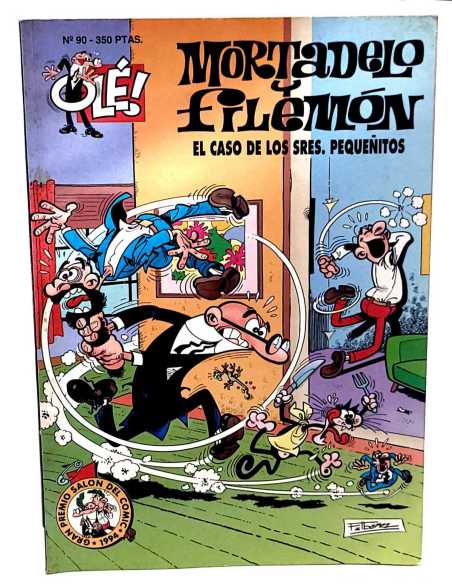 CASI EXCELENTE ESTADO MORTADELO Y FILEMON 90 PRIMERA EDICION EL CASO DE LOS SRES PEQUEÑITOS OLE B