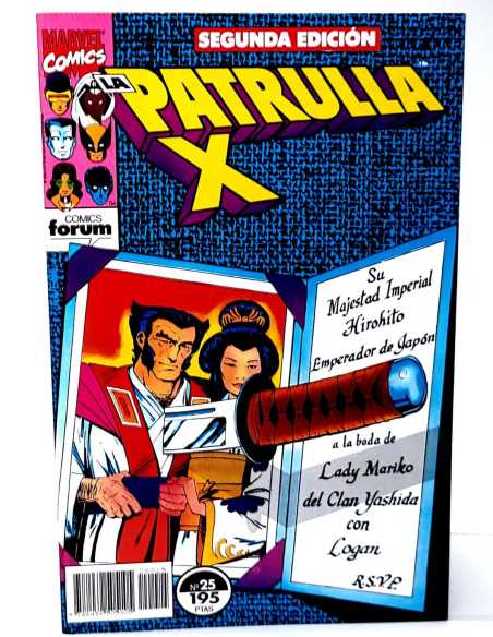 DE KIOSCO LA PATRULLA X 25 SEGUNDA EDICION FORUM COMICS GRAPA MARVEL