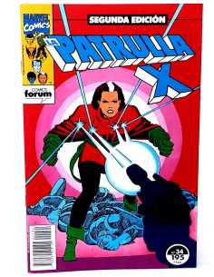 DE KIOSCO LA PATRULLA X 34 SEGUNDA EDICION FORUM COMICS...