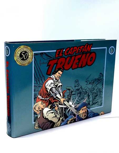 EXCELENTE ESTADO EL CAPITAN TRUENO 6 TOMO FACSIMIL EDICIONES B APAISADO RETAPADO