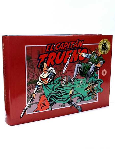 EXCELENTE ESTADO EL CAPITAN TRUENO 5 TOMO FACSIMIL EDICIONES B APAISADO RETAPADO