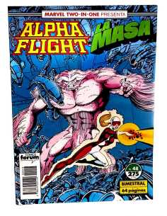 EXCELENTE ESTADO ALPHA FLIGHT 48 TWO-IN-ONE FORUM COMICS...