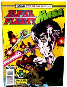 EXCELENTE ESTADO ALPHA FLIGHT 45 TWO-IN-ONE FORUM COMICS...